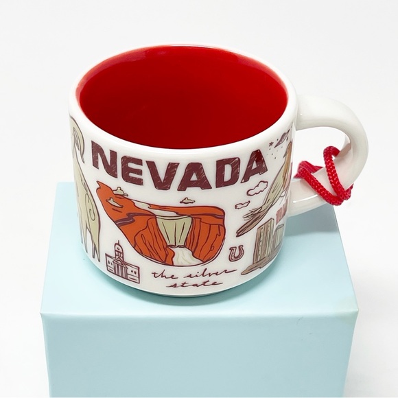 Starbucks "Been There Series" Nevada Mini Espresso Ornament Mug Cup 2 oz - Picture 4 of 8
